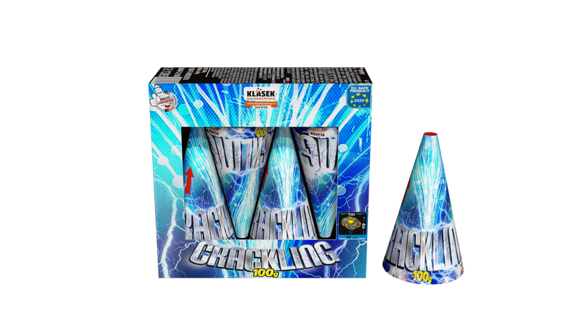 Double crackling Vulkaan 100g