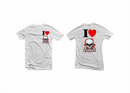 T-shirt I love Dumbum(Wit)-M